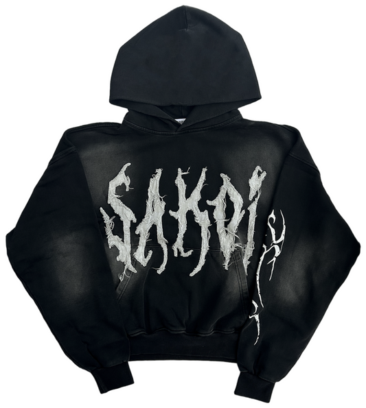 Tribal Cropped Hoodie